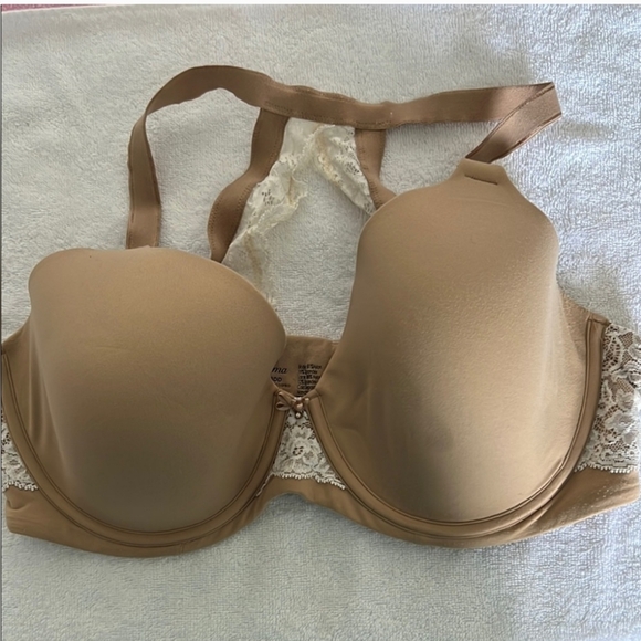 Soma Other - SOMA Cream LACE Full Coverage BRA like new FULL COVERAGE underwire 38DD